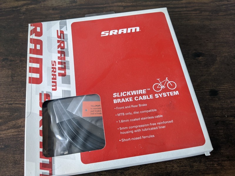 SRAM Slickwire MTB Brake Cable Set Retro MTB Front + Rear NEW NOS