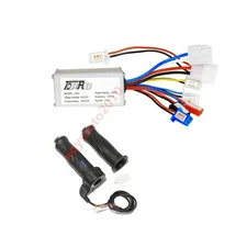 24V 250W Electric E-BIKE Scooter Brush Motor Controller & Throttle Grip