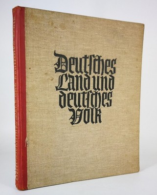 Deutsches Land und deutsches Volk Hans Ludwig Oeser 1937 Bildband Fotografie