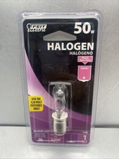 New FEIT ELECTRIC Halogen BA15d 50W 120V Bayonet Base