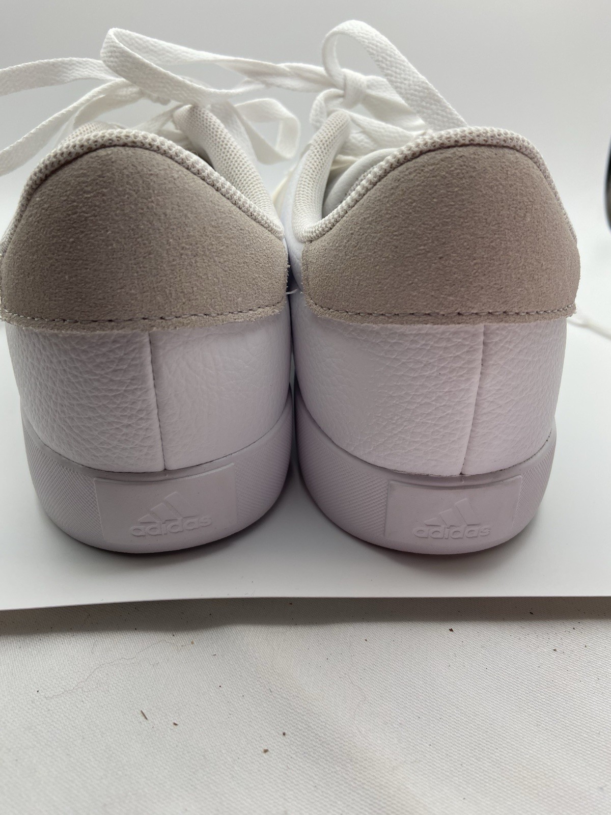 Shoes Adidas VI Court Id 8795 Women's 8 1/2 White & Gray New Without Box thumbnail 4