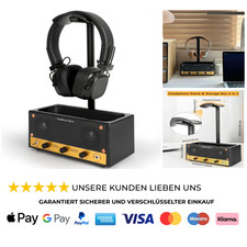Kopfhörer Ständer Desk - Multipurpose Retro Musikliebhaber Headset 2 in 1