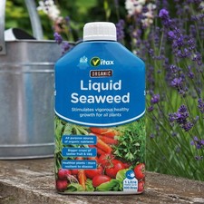 Vitax Organic Liquid Seaweed All Purpose Plant Feed Concentrate 1L Makes 400L 9.99 per litre