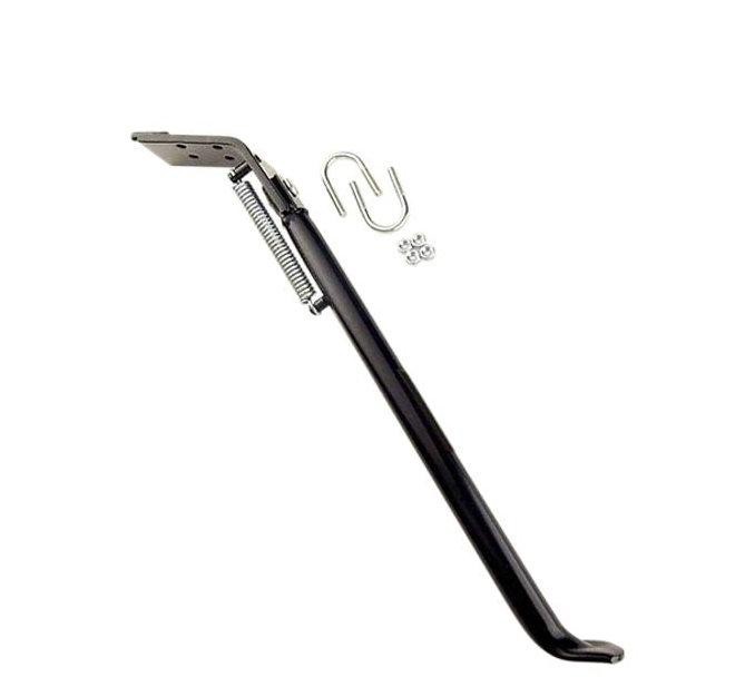 Béquille latérale noire 350mm pour moto Derbi Senda R avant 1999