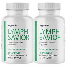 Lymph Savior Supplement Capsules for Lymphatic Health Support - 2 Bottles