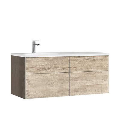 STONEART Badmöbel Venice VE-1210-I, Eiche hell, 120x52, links Unterschrank