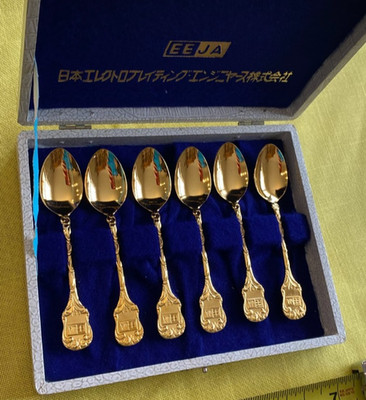 Electroplating Engineers of Japan EEJA spoon set lot