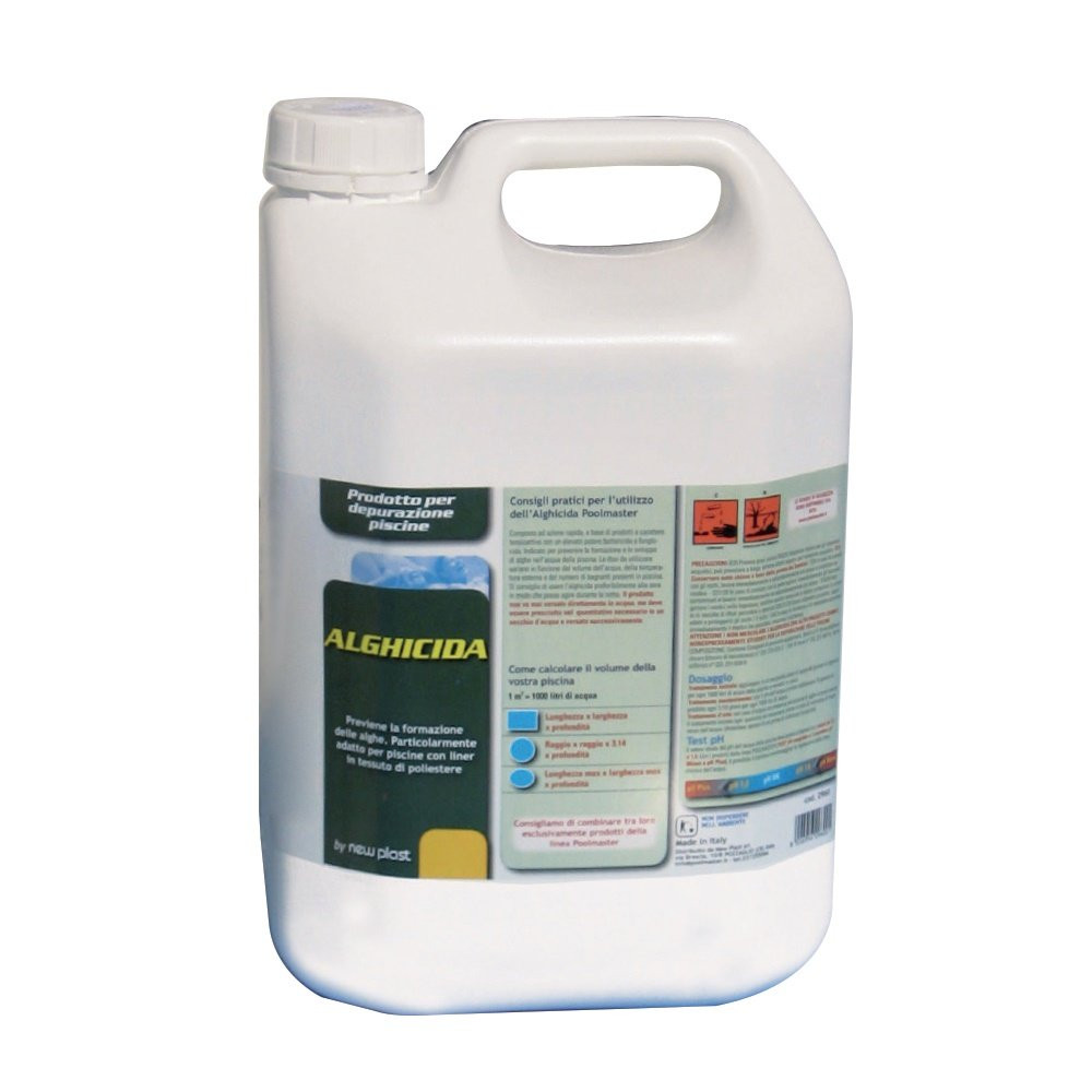 New Plast 2960 Alghicida Doppia Funzione 5lt | Miglior Prezzo Piscina