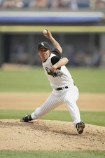 Pitcher Shingo Takatsu Chicago White Sox pitches v the Seattle Mar- Old Photo 4