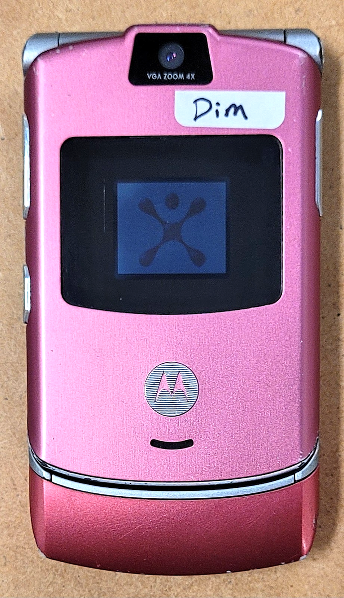 Motorola RAZR V3 - Pink ( Cingular / Unlocked ) Very Rare Flip