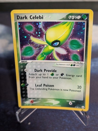Dark Celebi Swirl 🌀 4/101 EX Hidden Legends Holo Rare. Reduced Shipping