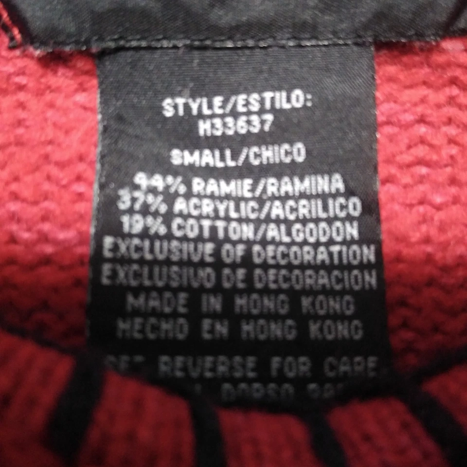 Vintage Sag Harbor Teddy Bear Sweater Patriotic Americana Women Red Small - Image 4 of 4