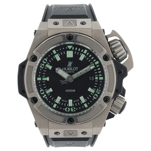 Hublot King Power Titanium Black Dial 48mm Automatic Mens Watc...