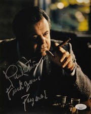 Paul Sorvino Signed 8x10 Goodfellas "F* you! Pay me" JSA