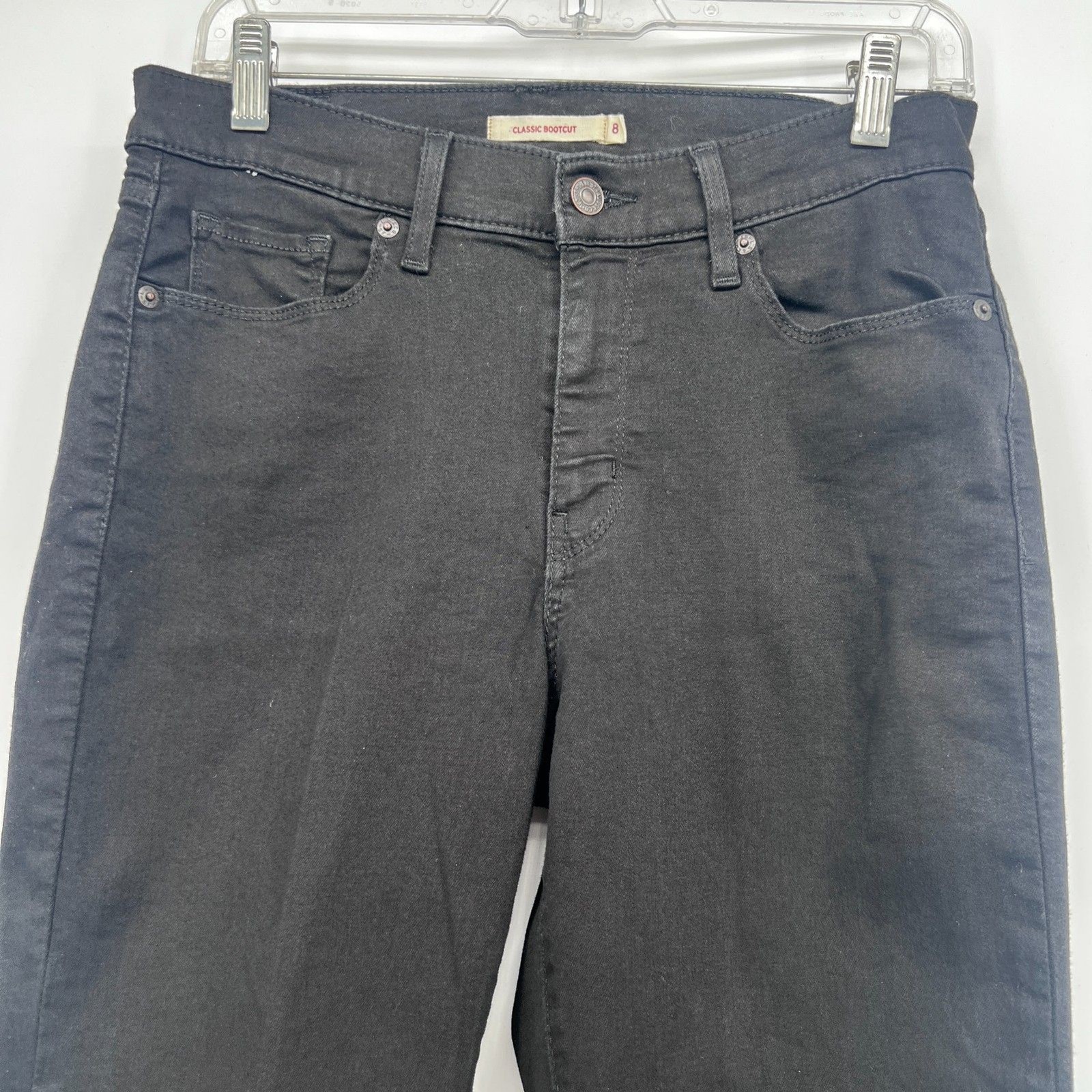 Levis Classic Bootcut Black Jeans Basic Staple Cl… - image 3
