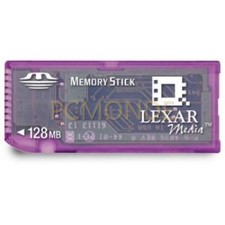 Lexar Media 128 MB Memory Stick Digital Storage Card MS128-260 