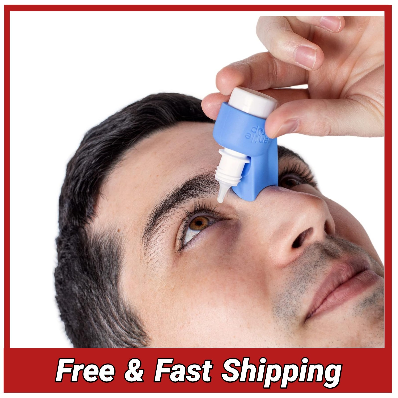  Eye Drop Guide Aid Silicone Dispenser Assist Elderly Accura