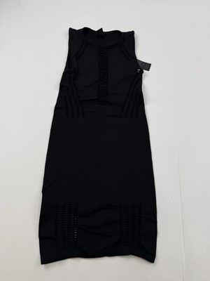 shape black sheer knit ladder cut out side bodycon dress Iets Frans Womens S Tank Mini Cutout Mesh Stretch madie a flattering boat neckline How to Choose (and Length (Kids):36