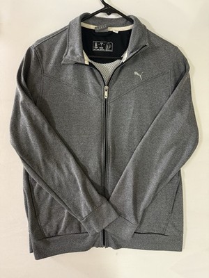 Puma Gray Full Zip Athletic Jacket dryCELL XL A075
