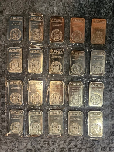 1 oz Silver Bar - APMEX (Lot of 20) .999 Fine Silver