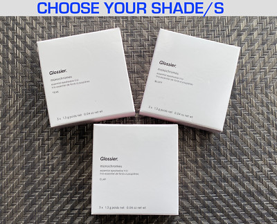 GLOSSIER. MONOCHROMES ESSENTIAL EYESHADOW TRIO: CHOOSE