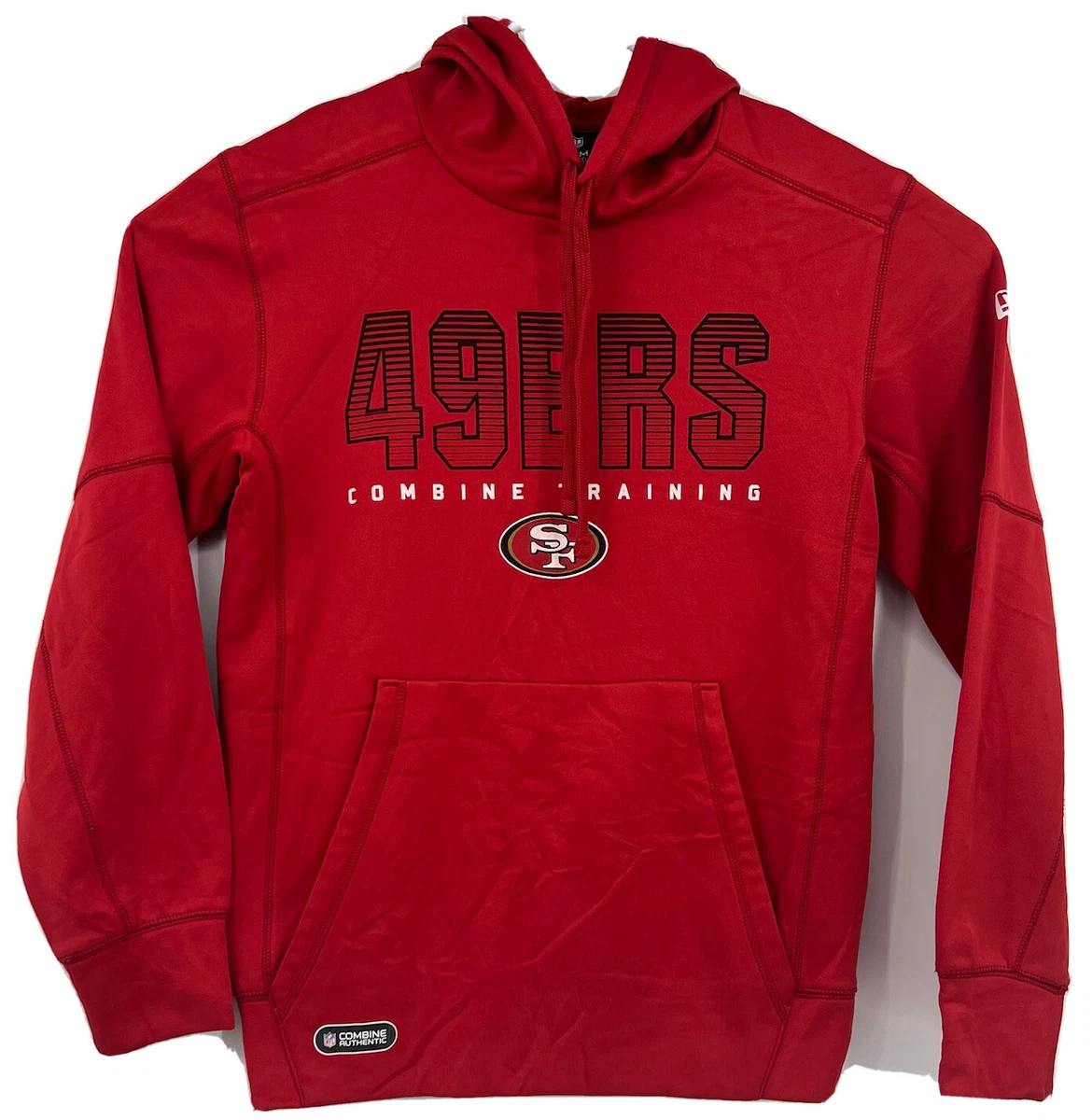 San Francisco 49ers NFL Team Apparel Hoodie Sweatshirt Combine Small