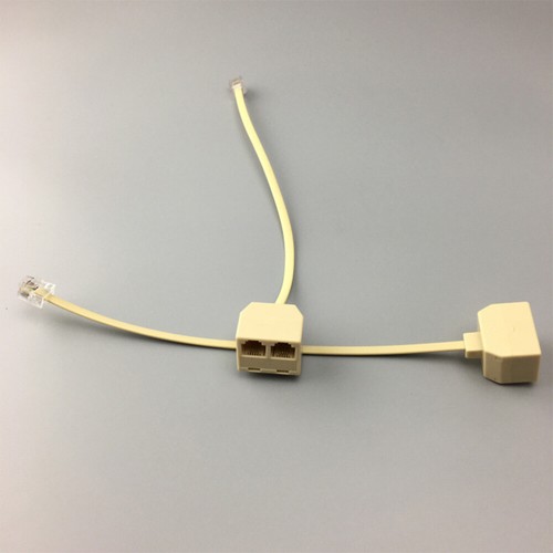 5pcs RJ11 Socket Splitter RJ11 Male To Female Adapter For Landline Telephone - Picture 7 of 12