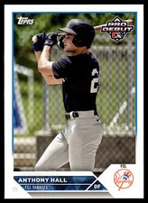 2023 Topps Pro Debut Anthony Hall #PD-13 FCL Yankees