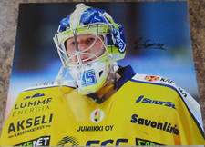 Oskari Salminen SIGNED 8X10 MATTE PHOTO MANITOBA MOOSE WINNIPEG JETS (A)