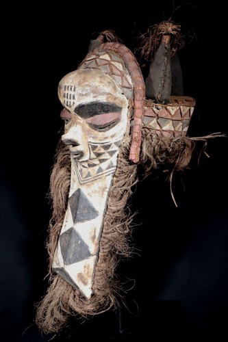 Art Africain Arts Premiers Afrique - Masque de Danse Ethnie Pende - RDC - 70 Cms - Photo 7 sur 12