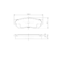 Plaquette de frein Subaru LIBERO