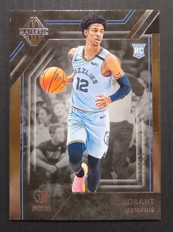 2019-20 Chronicles Majestic Ja Morant RC #ed 019/249 Grizzlies