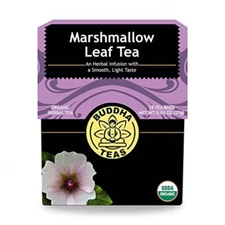 Organic Marshmallow Tea Kosher, Caffeine Free, GMO-Free, 18 Tea Bags