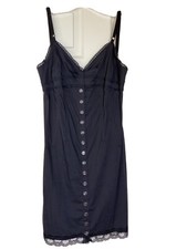 Dolce And Gabbana Black Slip Style Dress, US Size S EUC, Appears New