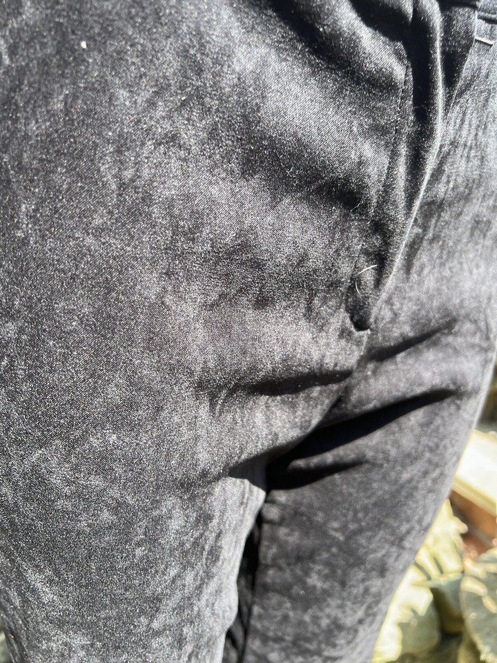 Ladies Vintage Dorothy Perkins Size 8 Black Faux Suede Velvet Style