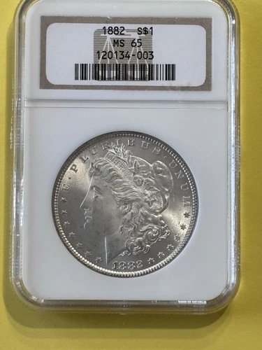 1882-P Morgan Silver Dollar NGC MS65 Nice Eye Appeal & Luster