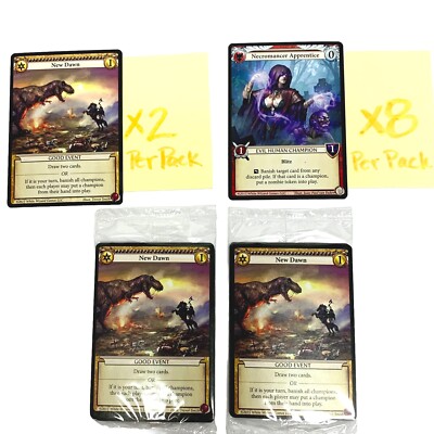 NEW! Epic Card Game: Season ONE Day Promo Packs *Lot of 2*