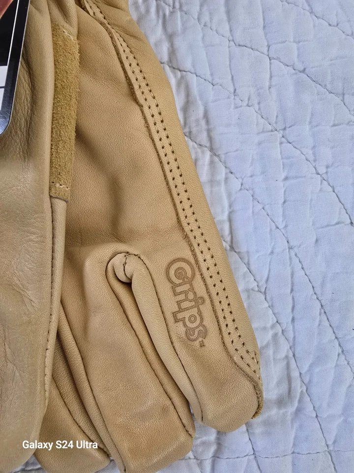 НОВЫЕ винтажные перчатки из воловьей кожи Wells Lamont 1150L коричневые размер/L новые с ценниками - Изображение 3 из 4