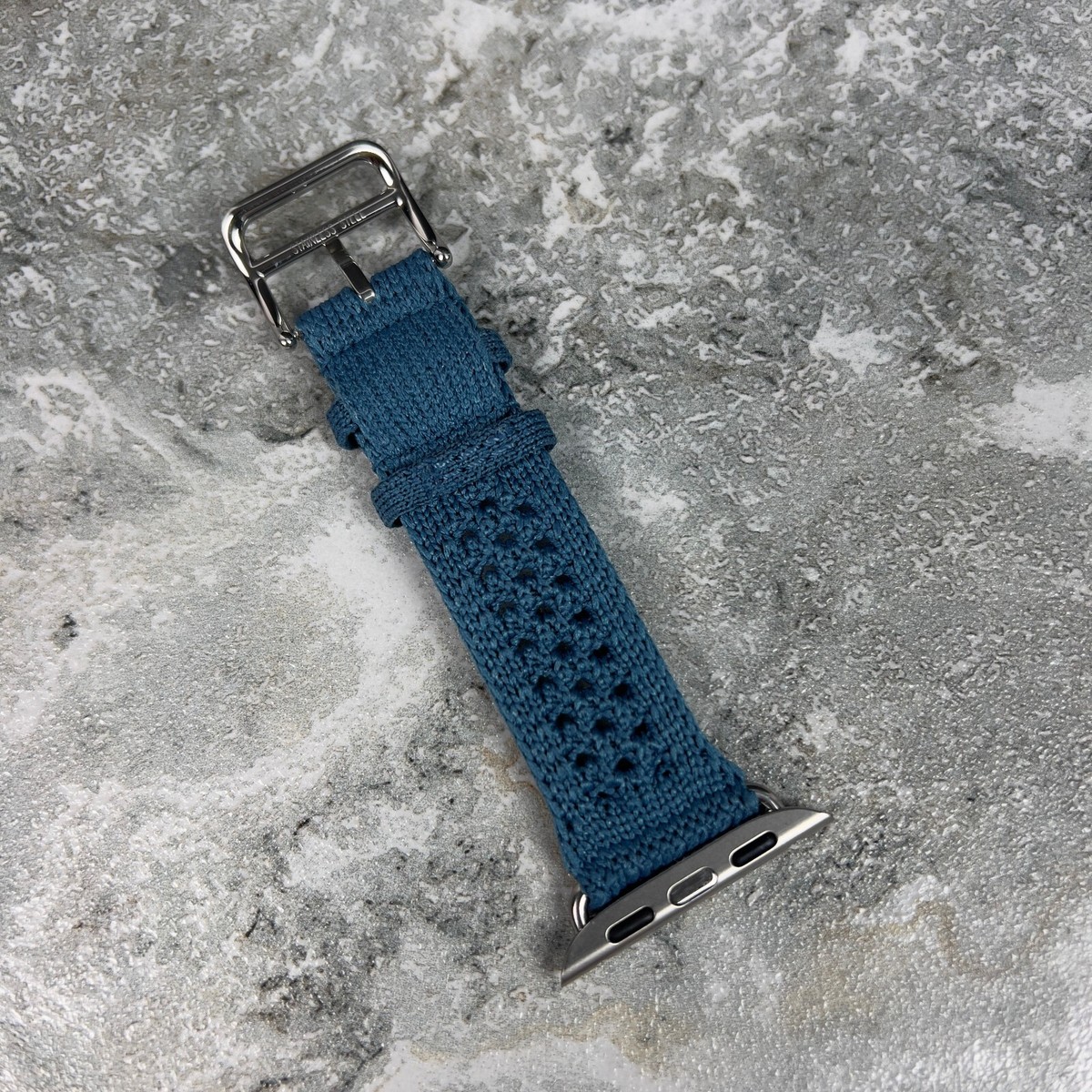 2411 未使用　Apple Watch エルメス　トリコ　ブルージーン　バンド Apple Watch Hermès Bleu Jean Tricot Single Tour Band 41 mm