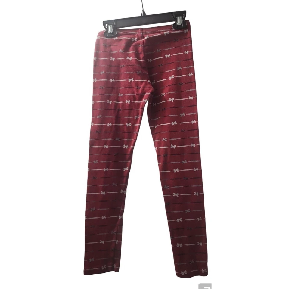 Gymboree Girls Leggings Bow Print Casual Comfy Pants Size 9 - Image 4 of 4
