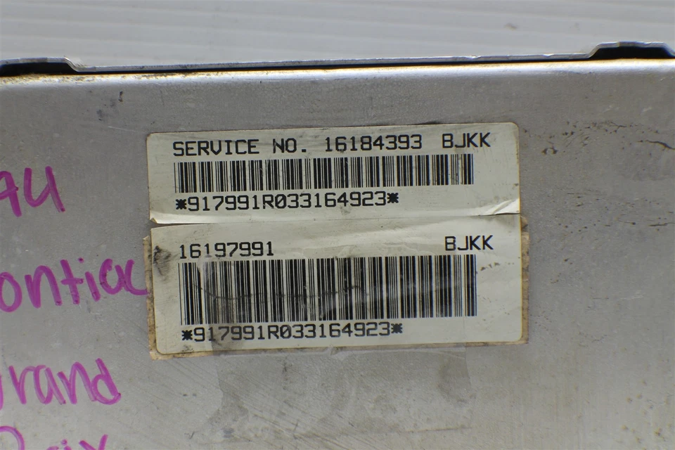 1994 Pontiac Grand Prix ABS Braking System 16184393 Module 35 14I2 - Image 2 of 4