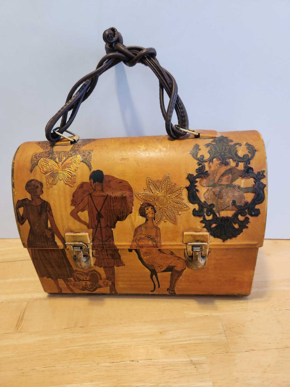 Vintage Decoupage Metal PurseLunch Box style SKU BR1 eBay