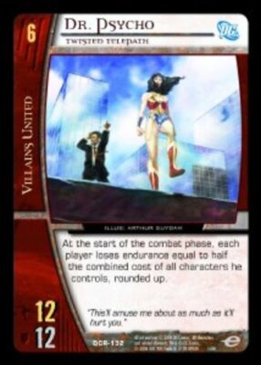 VS System: Dr. Psycho, Twisted Telepath [Played] DC Infinite Crisis TCG CCG Clas