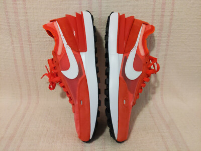 Nike Waffle One SE Red Orange White Racer DD8014 601 Men display picture 3