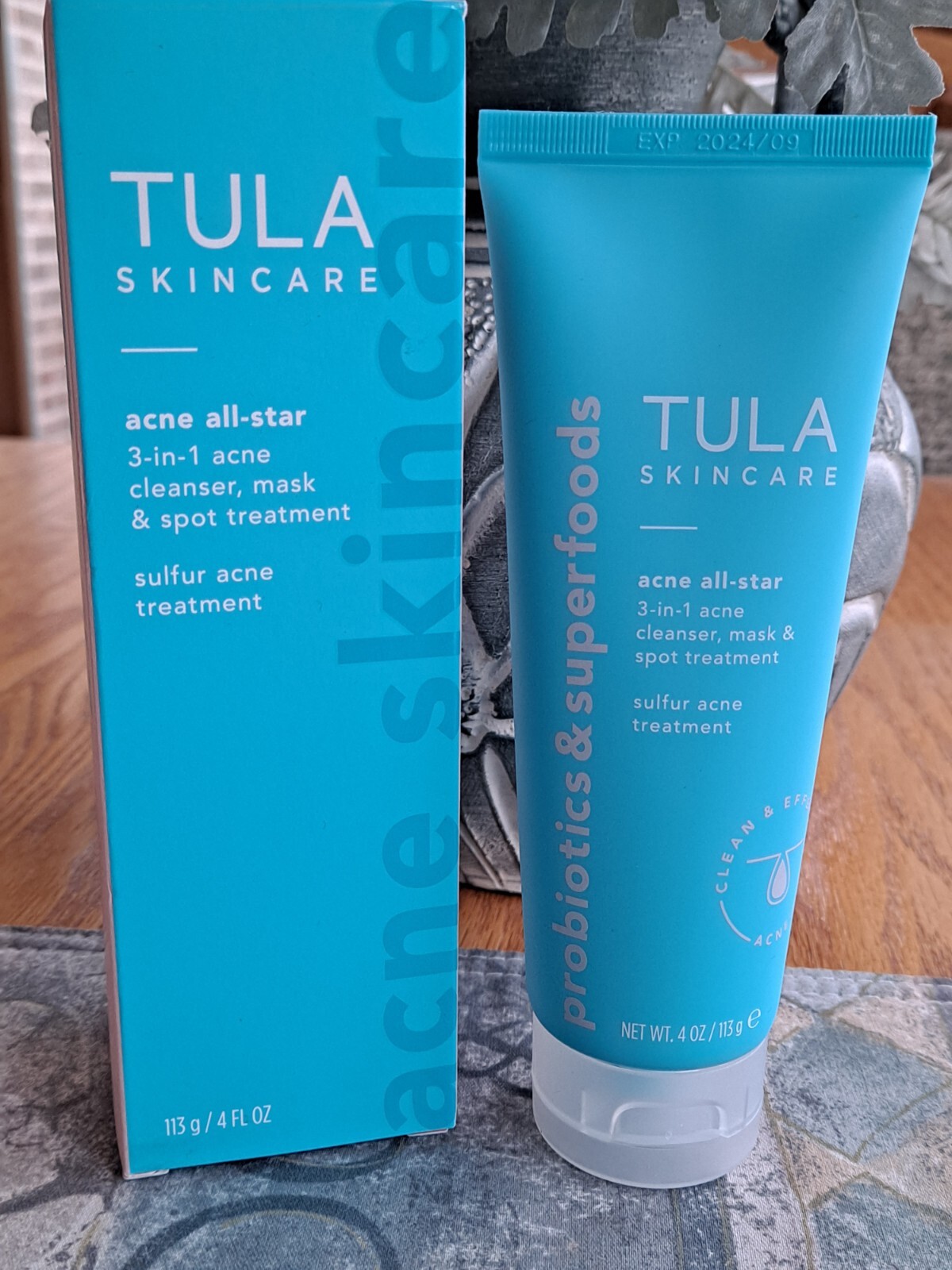 Tula Skincare Acne All Star 3 in 1 Acne Cleanser Mask 113g / 4 Fl Oz SEALED 810070330712 eBay