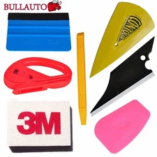 Car Wrap Application Vinyl Tool Kit 3M Felt Squeegee Snitty Cutter 6 pieces tool