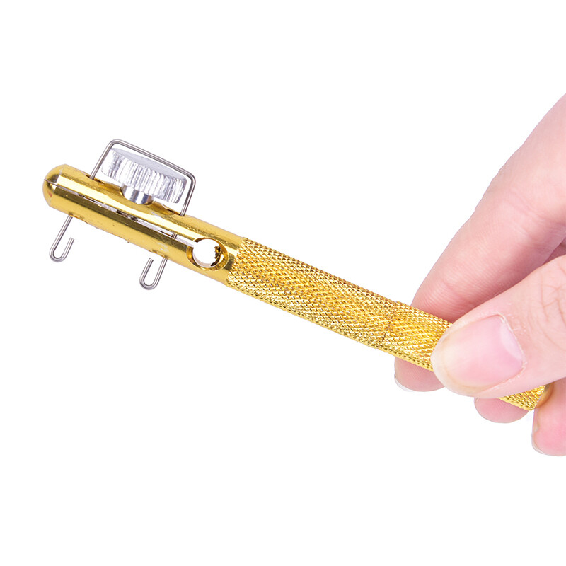 Fishing Line Knot-tying Tool Tied Hook Manual Dual Needle Wire Fishing ...