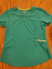 Scrubstar Scrub Top Small  EUC  Teal Green