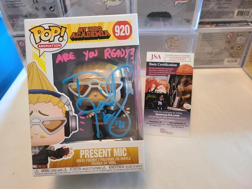 Funko Pop! Animation Signed My Hero Academia PRESENT MIC New Vinyl Figure JSA