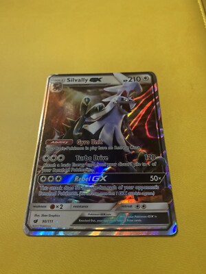 NM) Silvally GX Crimson Invasion 90/111 Holo Ultra Rare Pokémon